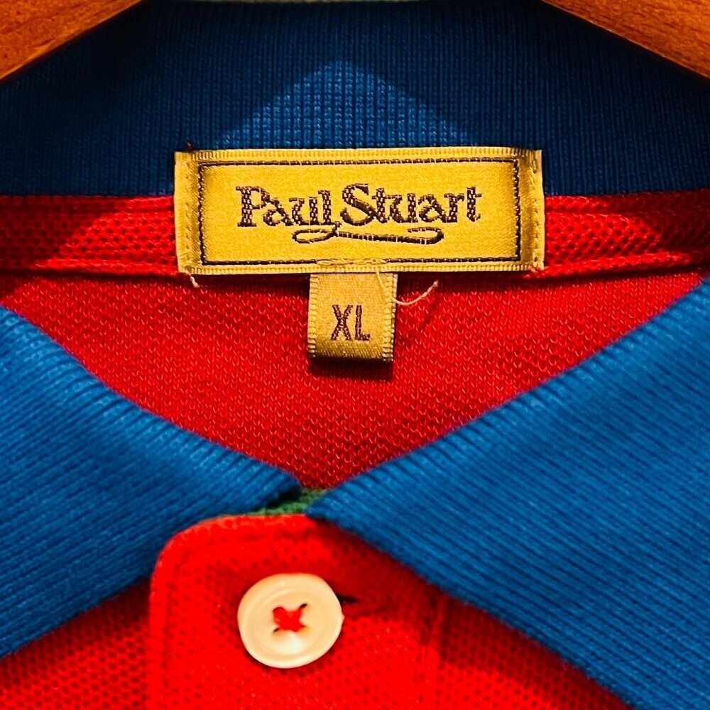 Vintage Paul Stuart Polo Shirt Men's XL Short Sleeve Golf - Picture 3 of 16